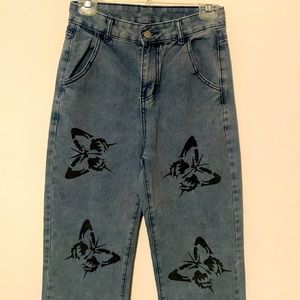 Women’s Straight Leg “Butterfly”Jeans